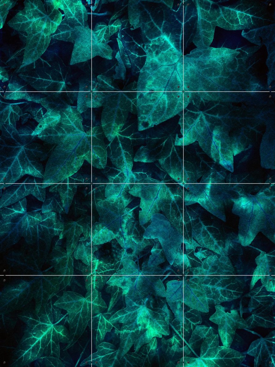 IXXI Ivy Teal, Angelo Cerantola - 60 x 80 cm - Gratis ophangtool - Grote wanddecoratie en posters - Modern, Minimalisme, Digitale Kunst, Abstract