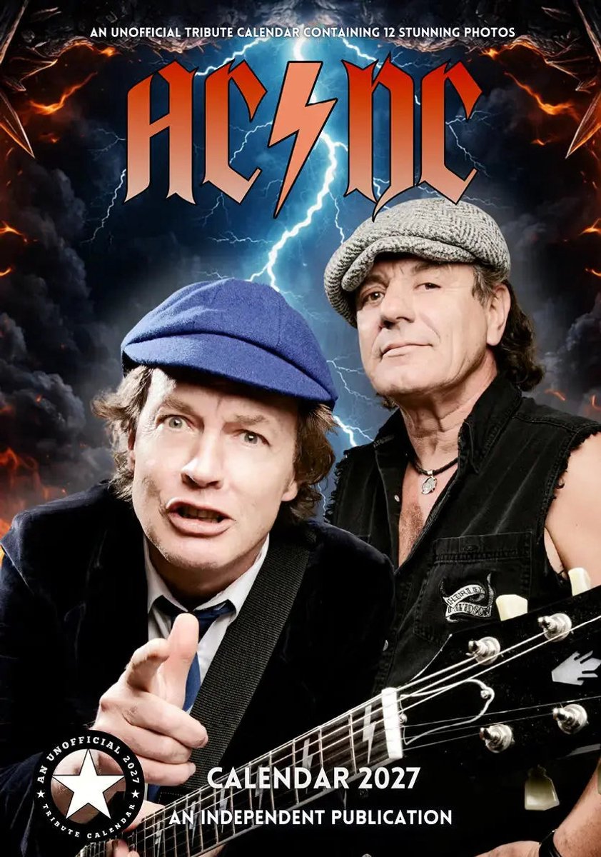 AC / DC Kalender 2027 A3