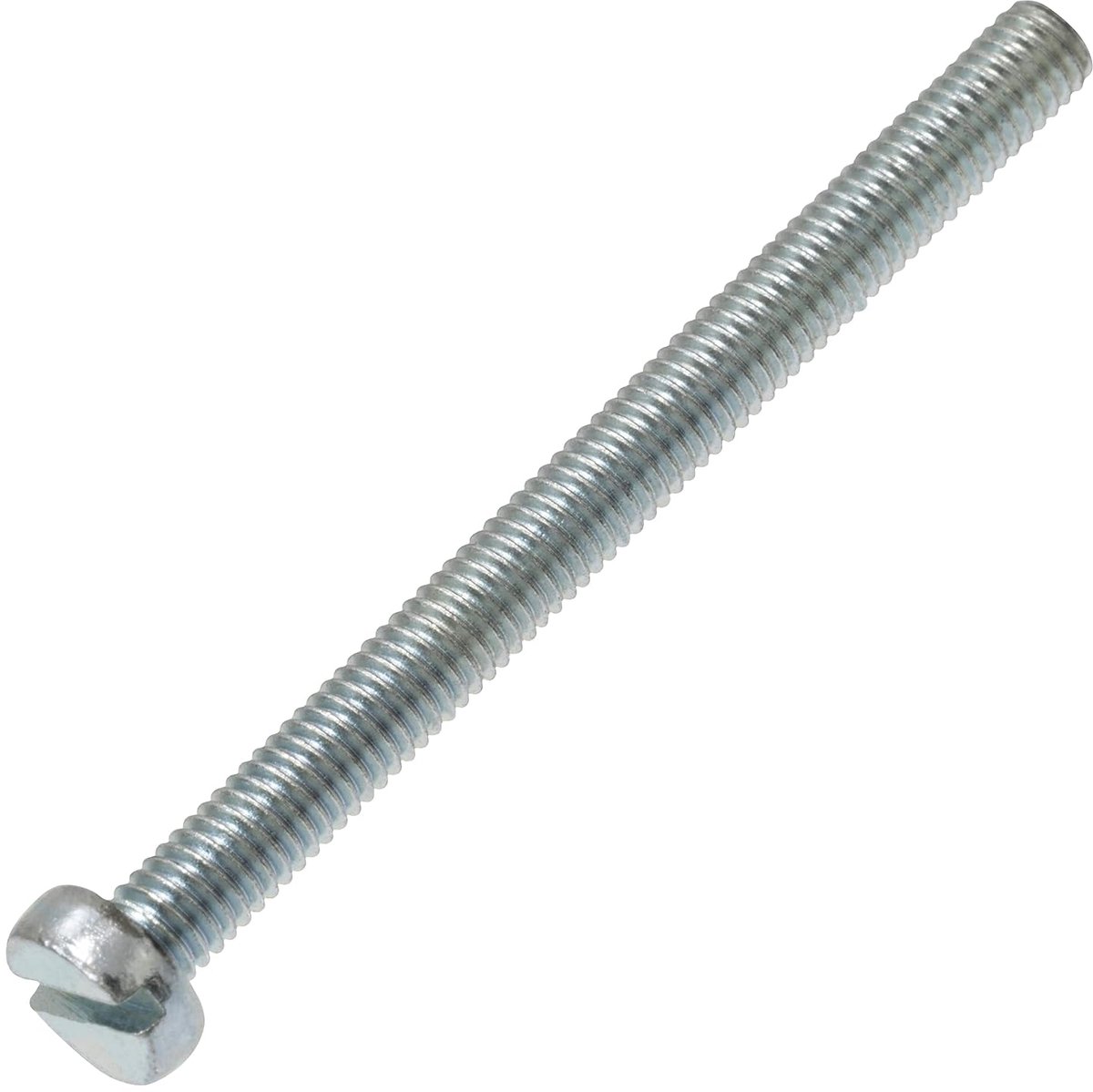 - C60128 - set van 50 metalen schroeven met cilinderkop M3 x 35 mm met S-sleuf - verbindingsbouten - DIN 84 - hardheid 4,8 - van verzinkt staal - zilverkleurig