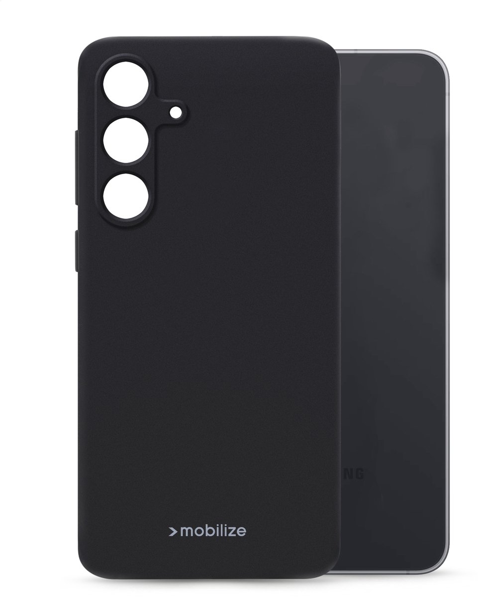 Mobilize Rubber Gelly Case Samsung Galaxy S26 FE Matt Black