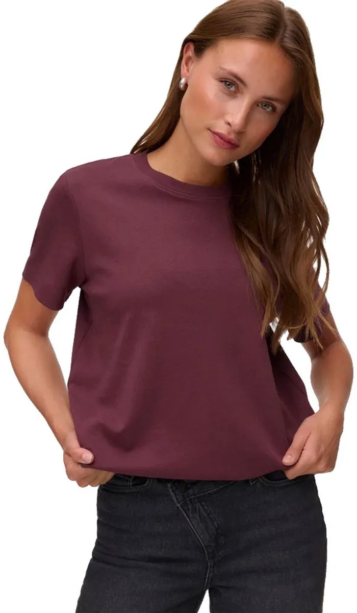 Vero Moda Naima T-shirt Met Korte Mouwen Paars S Vrouw