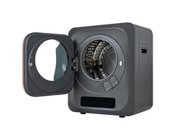Mini Wasdroger - Compacte Afvoerdroger - 4kg - UV-Desinfectie - 6 Programma's - RVS Trommel - Kleine Ruimtes - 62x52x46cm - 850W