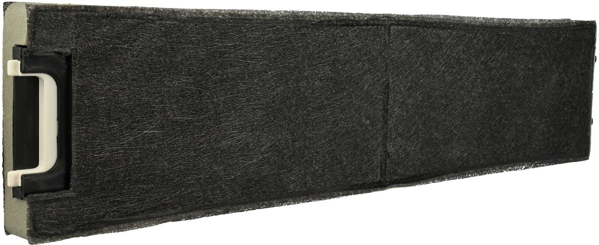 vhbw 4x actieve-koolfilter, compatibel met Miele DA 3160, DA 3060-60, DA 3150, DA 3060, DA 3050, DA 3050-55 afzuigkap – 49 x 11,3 x 2,8 cm