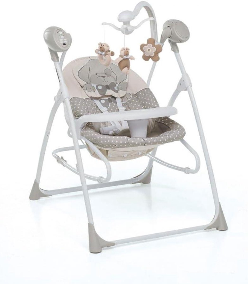 Baby Bouncer Muzikale Schommel - Baby Schommelstoel - Baby Entertainment - Met Afstandsbediening - Tot 9 kg - Puppy