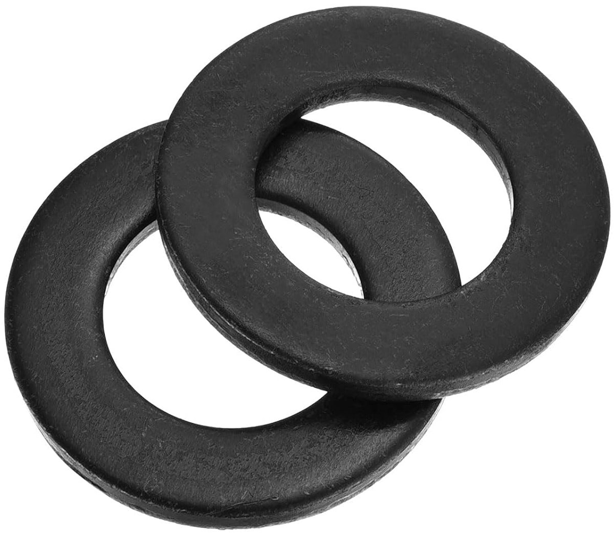 20 stuks koolstofstalen sluitringen, M18 x 34 x 3 mm, zwart geoxideerde klasse 8,8, afdichtringen, platte ring voor schroeven, bouten, machinereparatie, buitenbouw