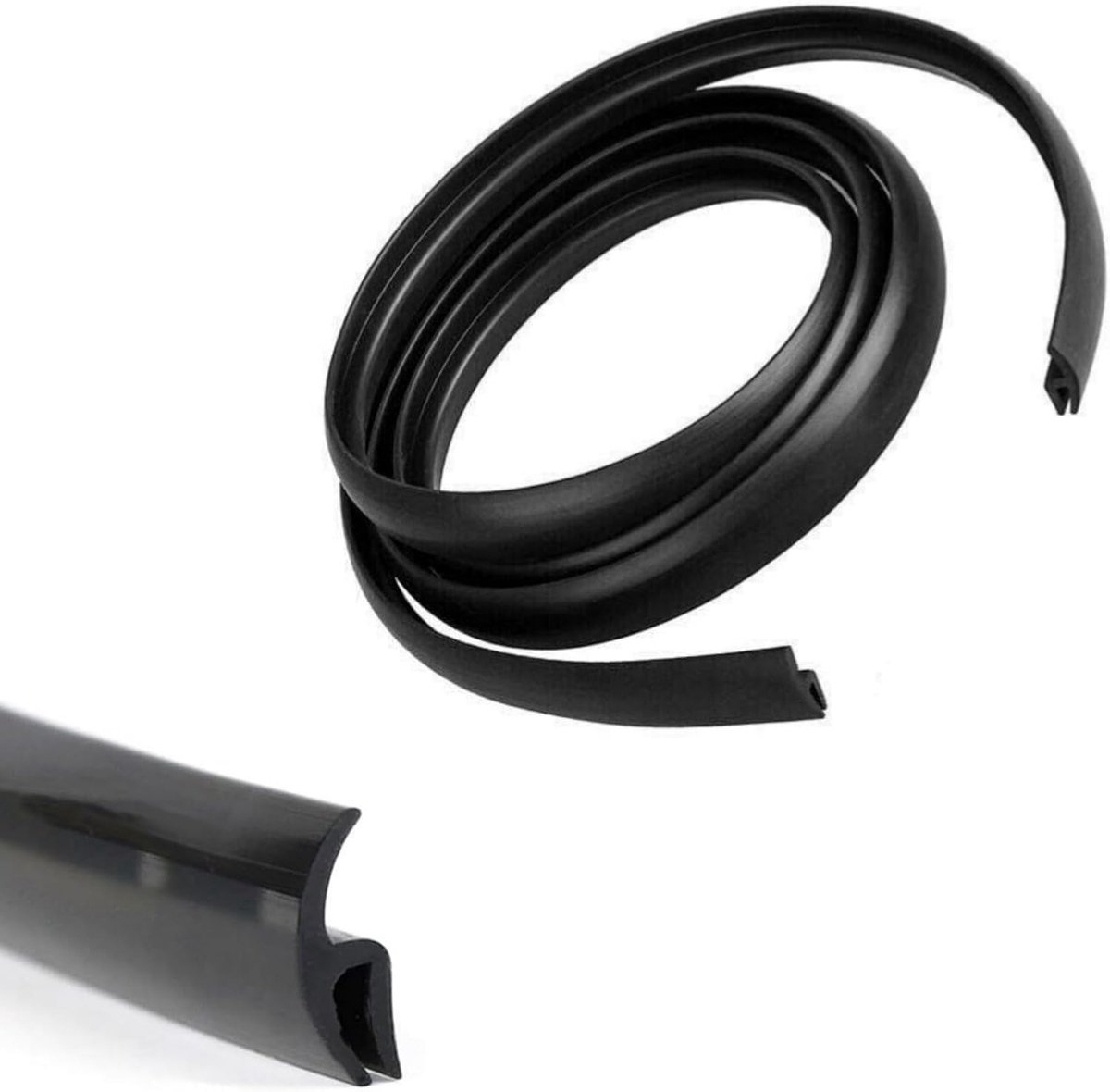 1,7 m/5,6 voet Windschermbekleding, Universeel Windschermwisserblad Aanvullingsrubberstrip Windschermafdichting voor de meeste auto's, bussen, bestelwagens,'