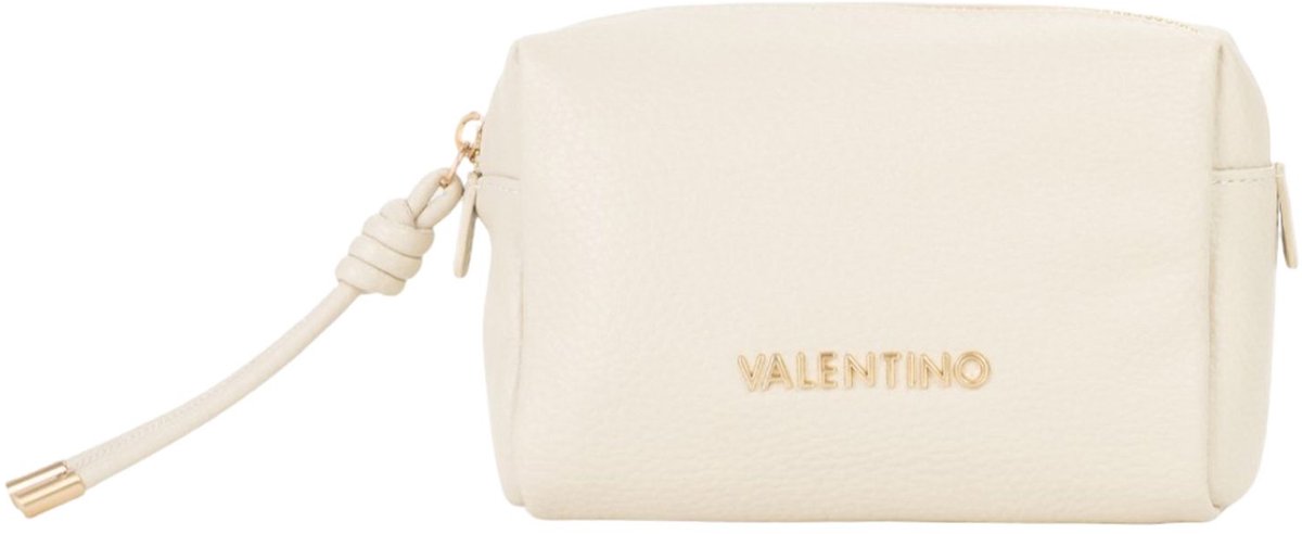 VALENTINO accessoiretas Saphira Soft Cosmetic Case Ecru crème