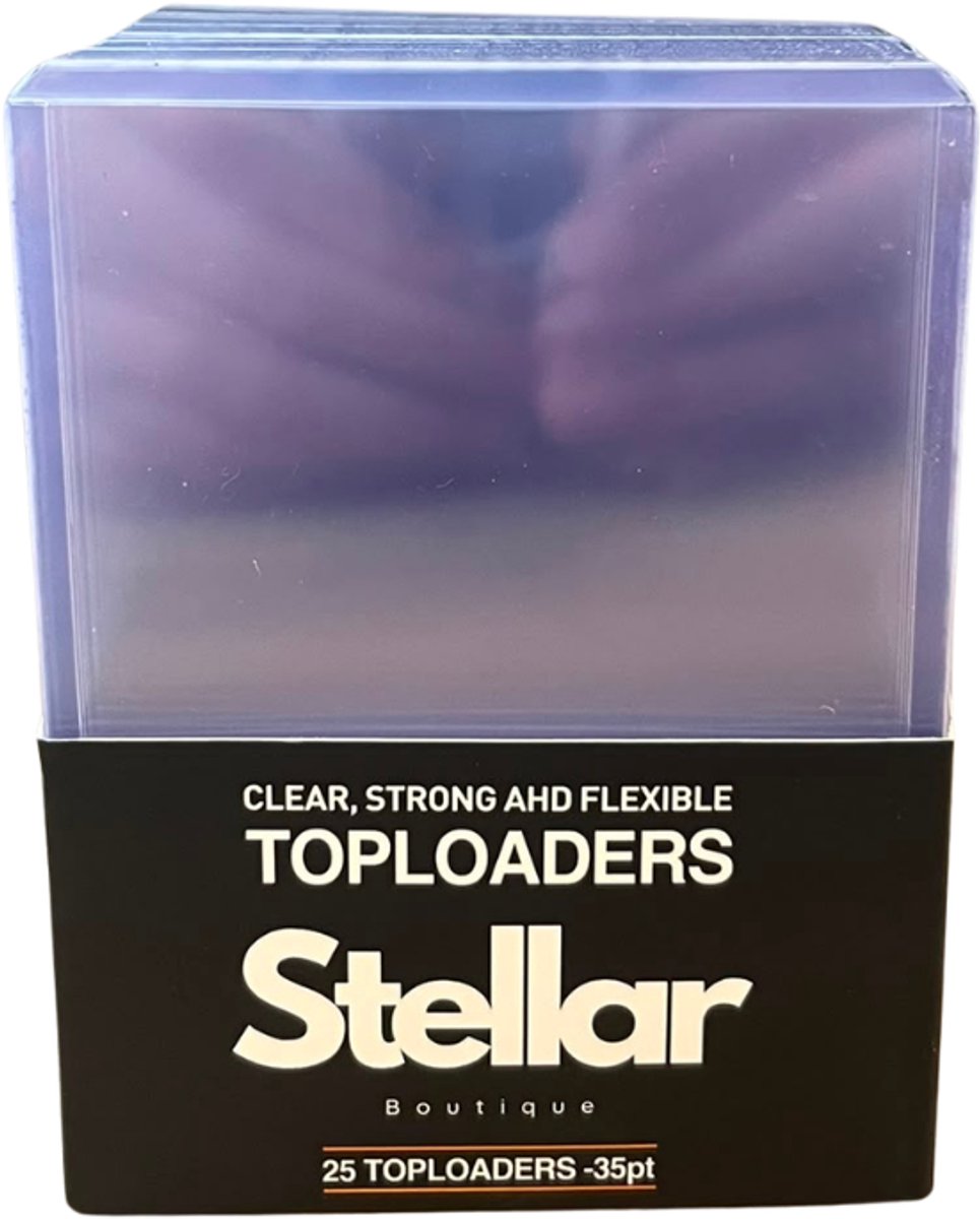 Stellar Toploaders 35PT – 25 Premium Toploaders – Kaartbescherming - Pokémon - One Piece - Lorcana - Trading Cards - TCG - Transparant