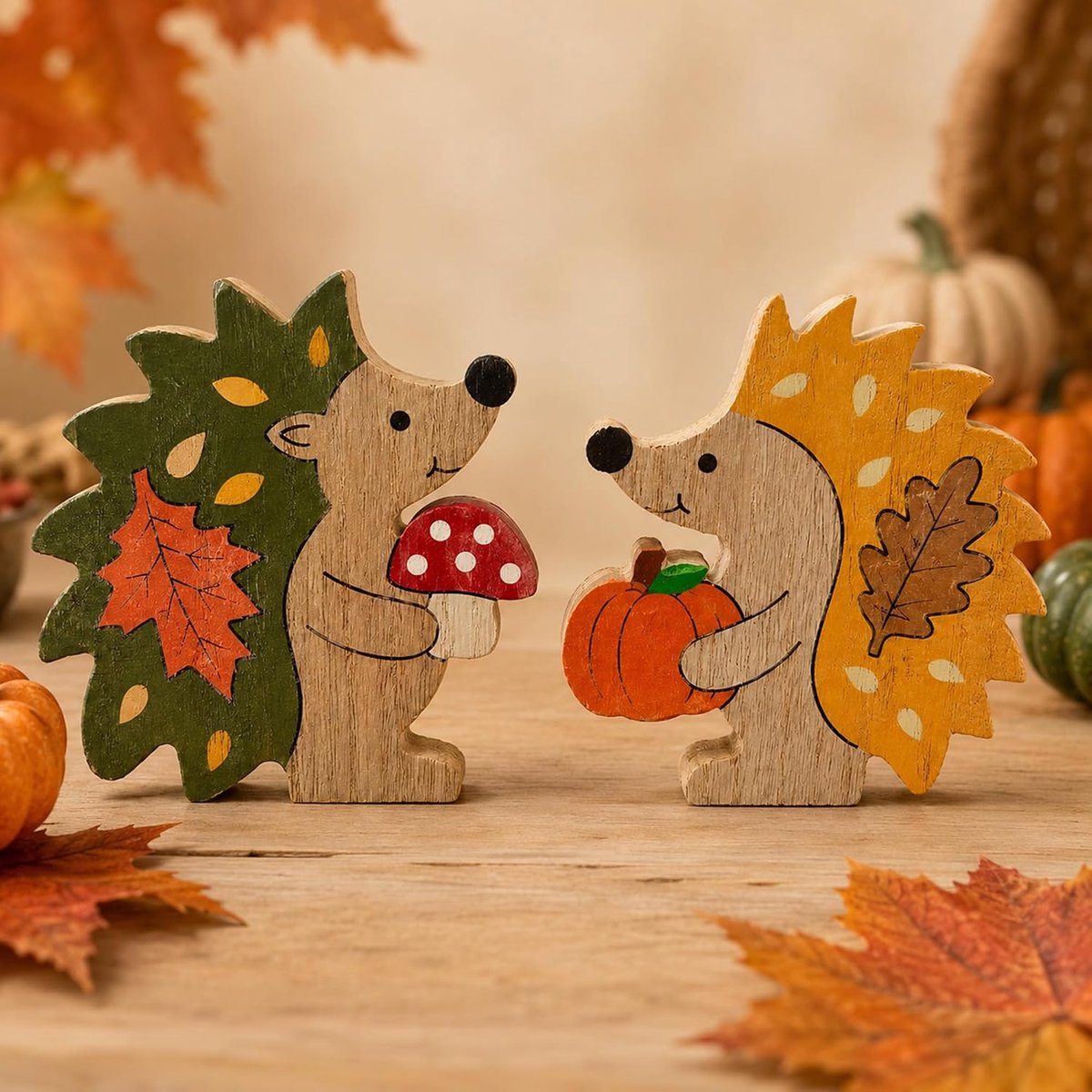2 stuks herfstdecoratie