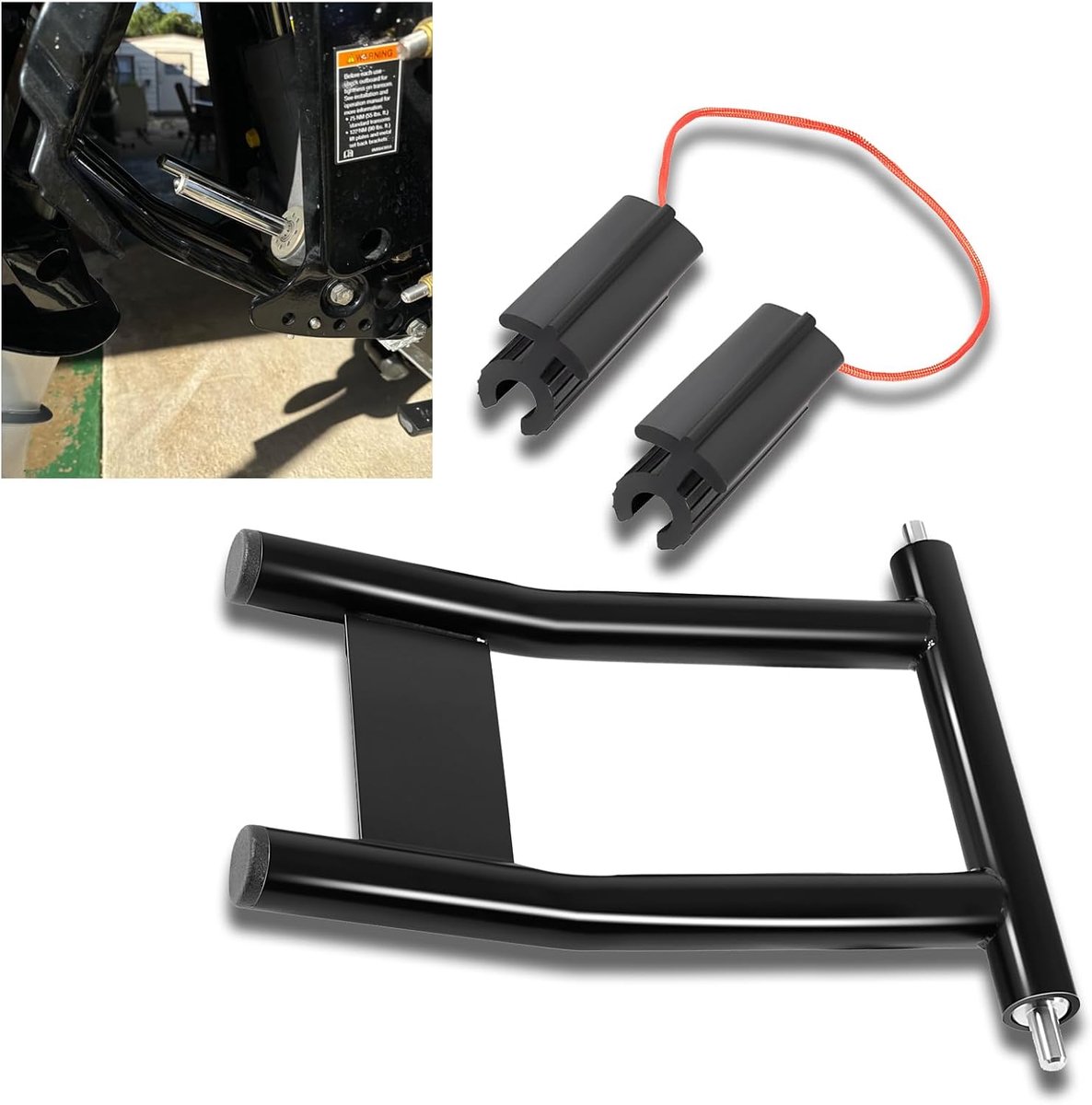 10107 Locking N’ Stow Transom Saver-ondersteuning | Buitenboord-stabilisatiesysteem voor Mercury 4-takt/Sea Pro/Pro XS 75–115pk & 175–300pk | Buitenboord-spiegelbescherming