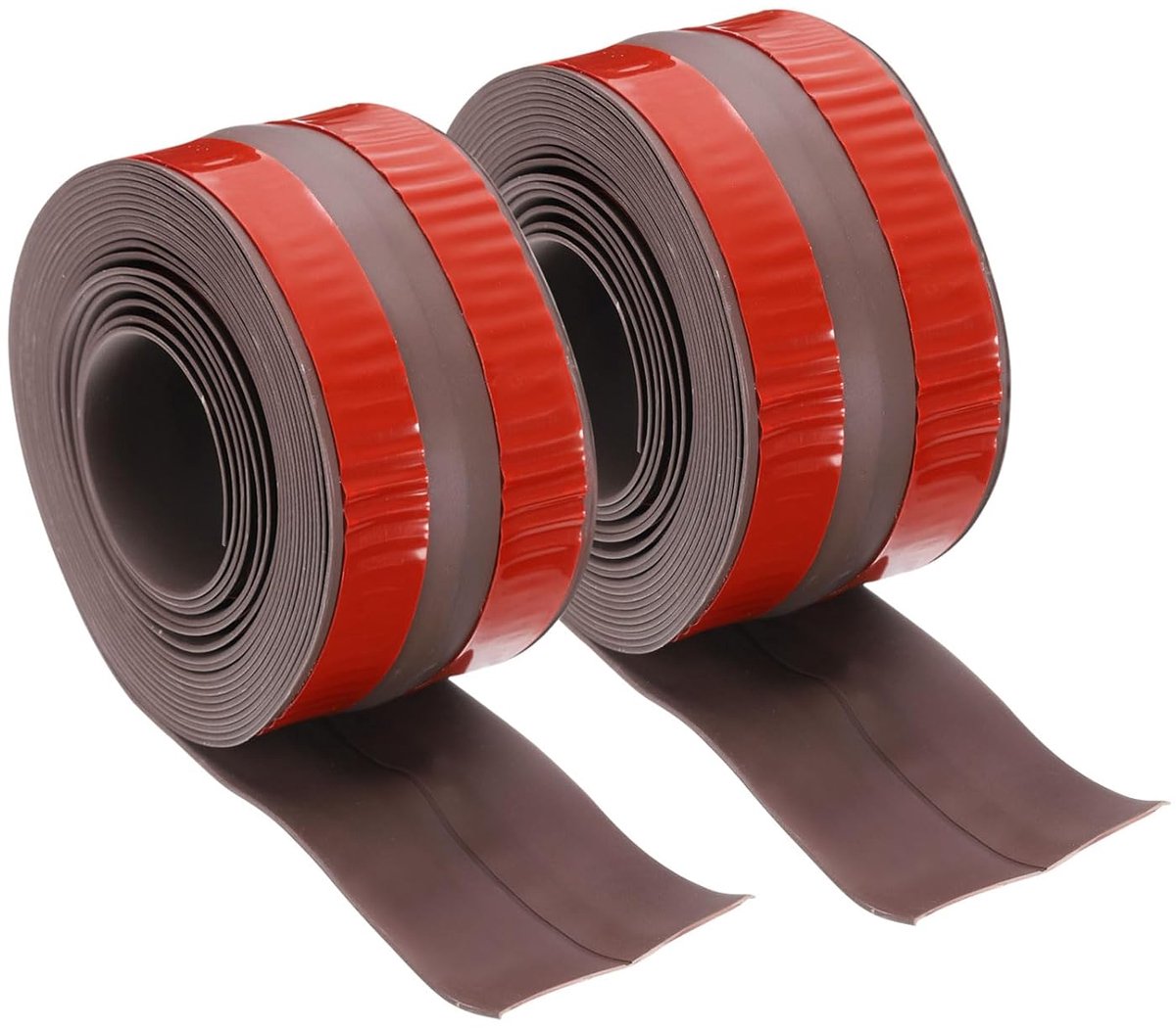 Afdichtingstape, waterdichte tape, schimmelwerend, zelfklevende afdichtingstape, voor keukenwerkblad, badkamer, toilet, bruin, 2 stuks