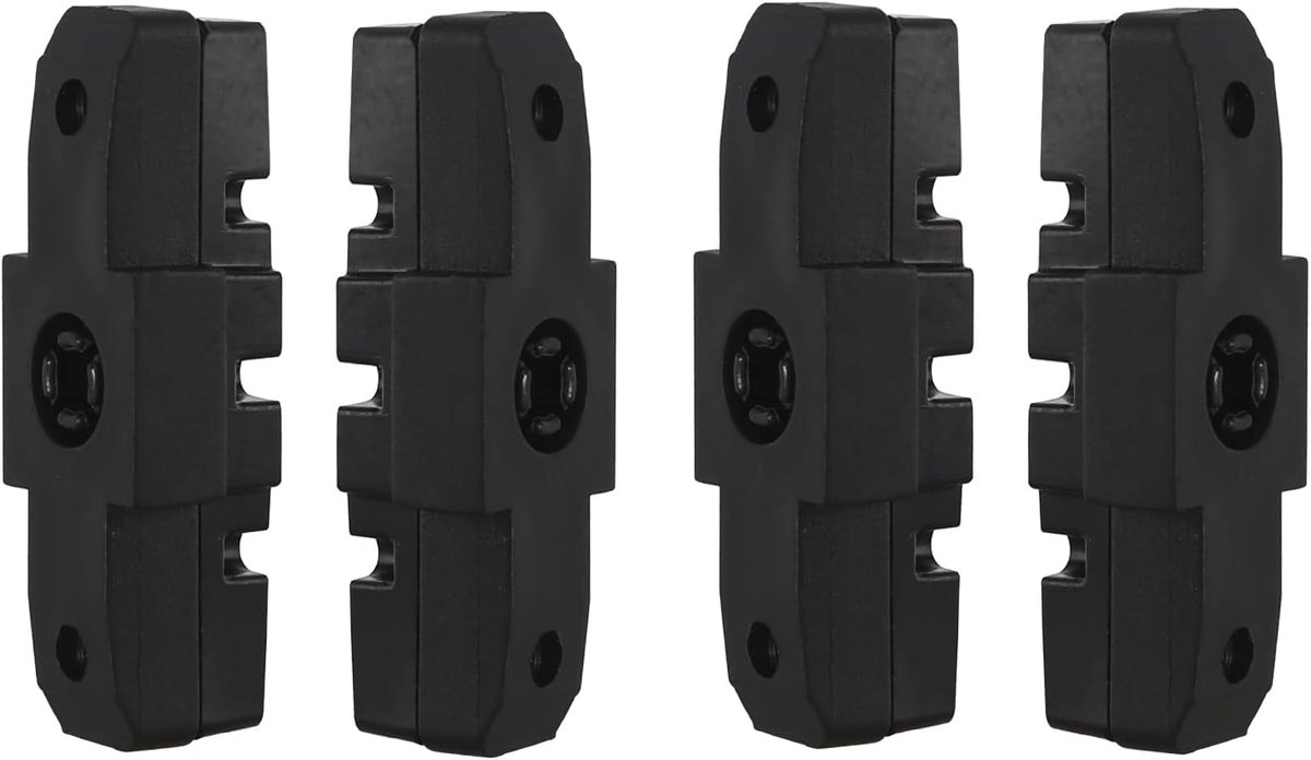 4 stuks remschoenen voor Magura Hs11/ Hs22/ Hs24/ Hs33 hoge remprestaties 2 paar remschoenen fiets remblokken zwart voor Fydraulische velgrem
