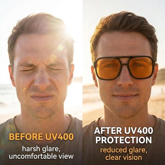 1 Gafas De Sol Retro, vintage uniseks dames en heren, UV400-bescherming, plastic frame, licht en opvouwbaar, voor dagelijks gebruik, reizen, strand, feest — afbeelding 4