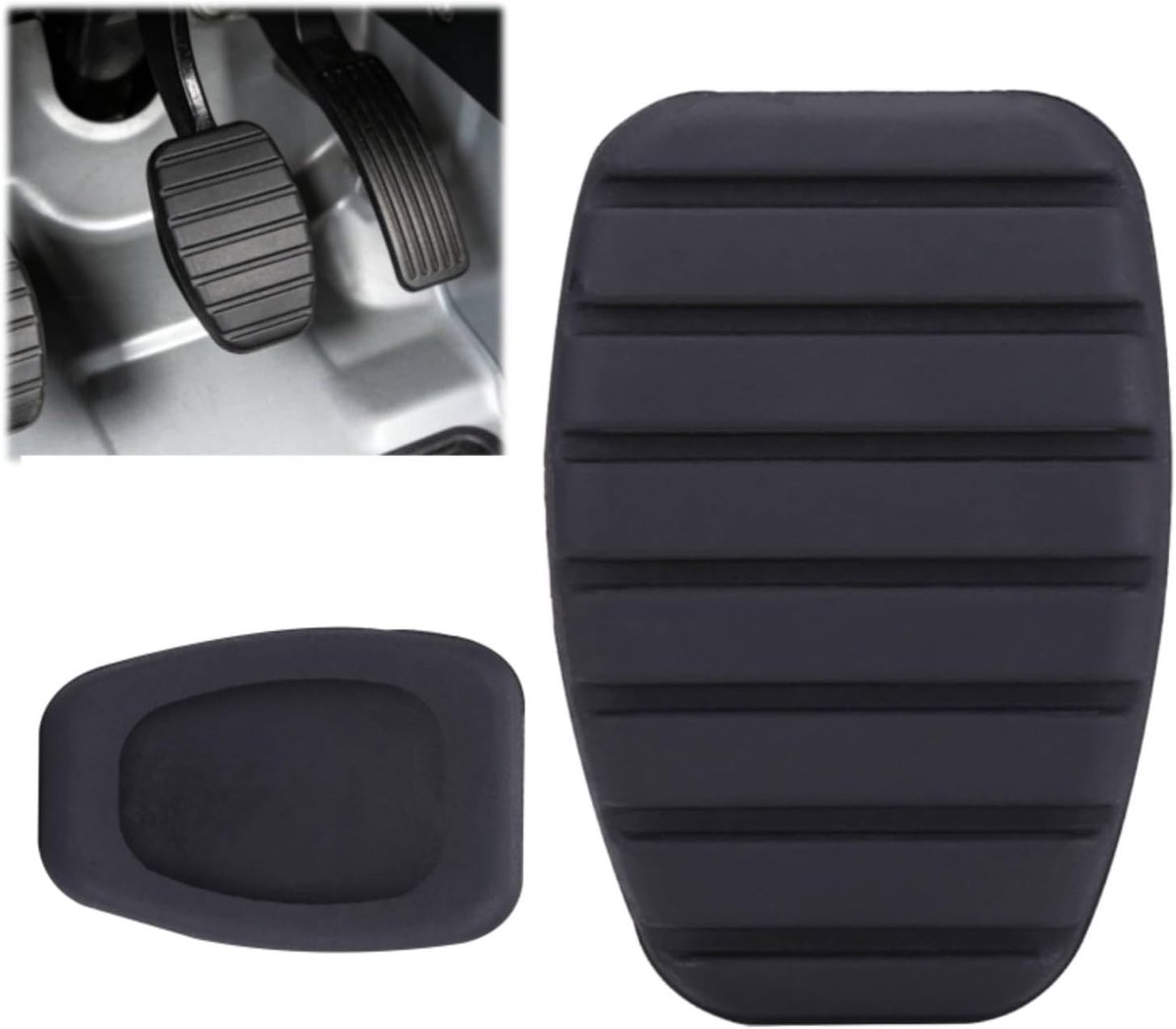 Auto Koppelingspedaal Rubberen Cover, Auto Koppeling Rempedaal Rubberen Pad Cover Auto-accessoires voor Clio Scenic 1998-2008