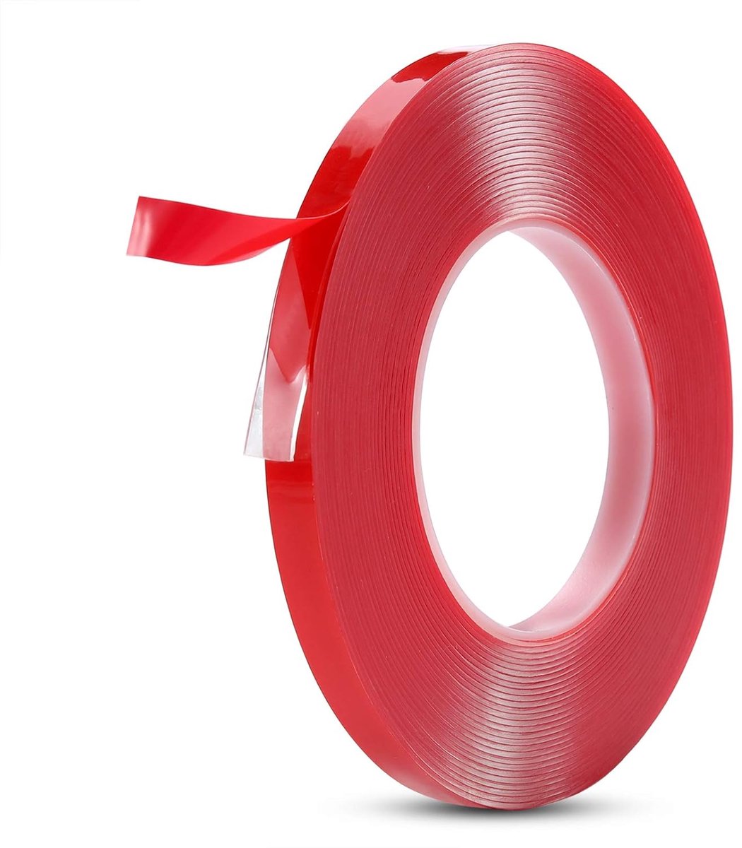 SnelShoppen - Sterk Dubbelzijdig Plakband, Acryl, Waterdicht, Verwijderbaar, Geen Restanten, Sterk Bevestigingsband voor Auto, Motor, Thuis, Wandbeuge