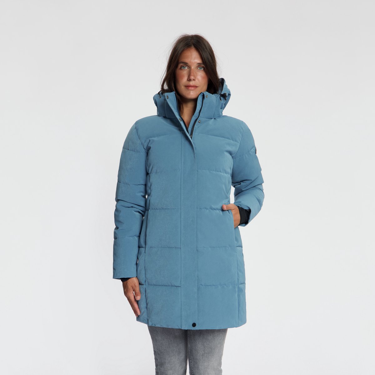 Travelin' Astrid Dames - Puffer winterjas - Waterdicht - Blauw
