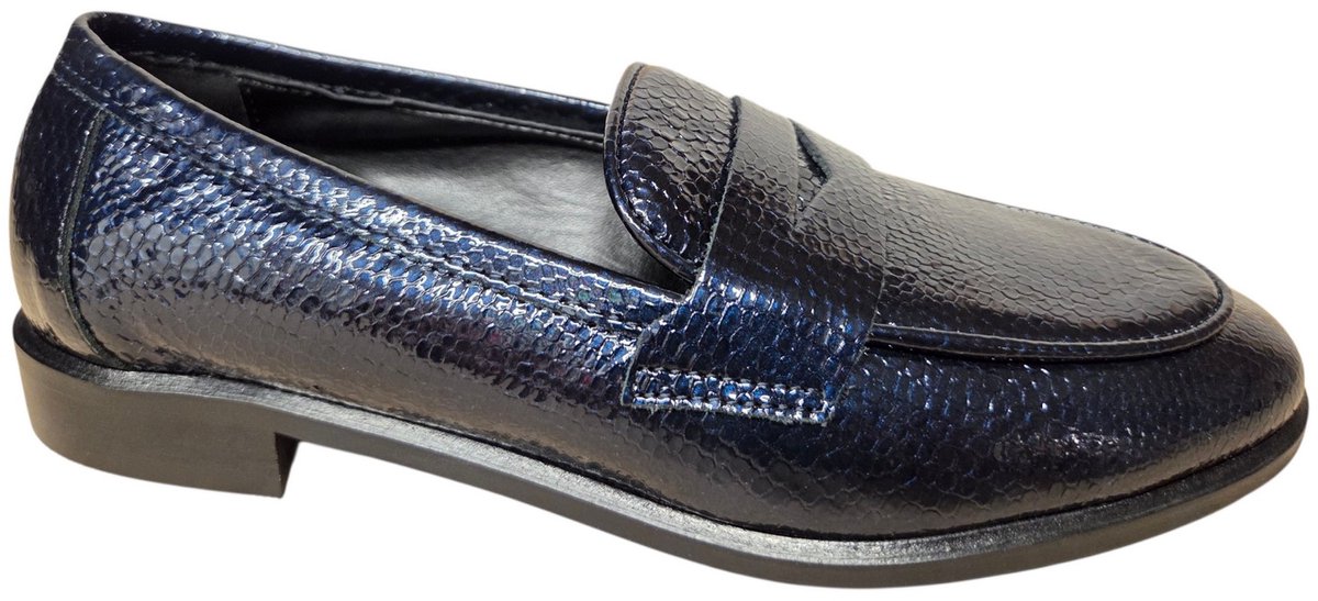 Gianluca Pisati Rosy Tejus Blue Instappers Blauw Lak Dames - Blauw - 37