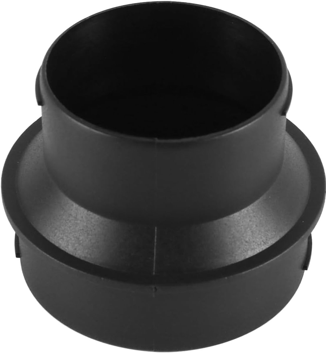 Adapter voor verwarmingsleidingen 60 mm naar 75 mm, autoverwarming, warmeluchtleiding, uitlaatverbinding, zwart