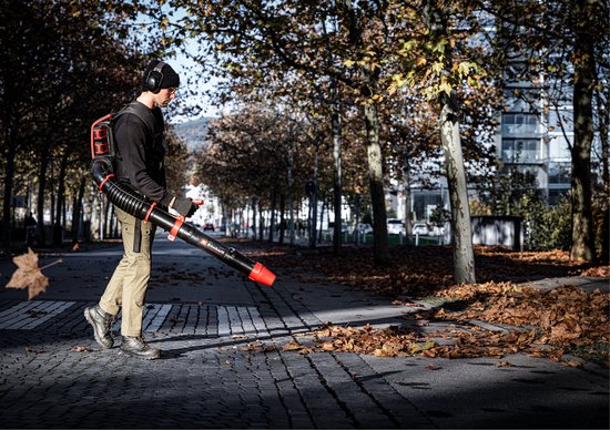 Einhell Professional Accu Bladblazer GP-LB 36/280 Li E BL Solo - Power X-Change - 36 V/Li-ion - Blaassnelheid: 280 km/h - Rug gedragen model - Excl. accu en lader — afbeelding 3