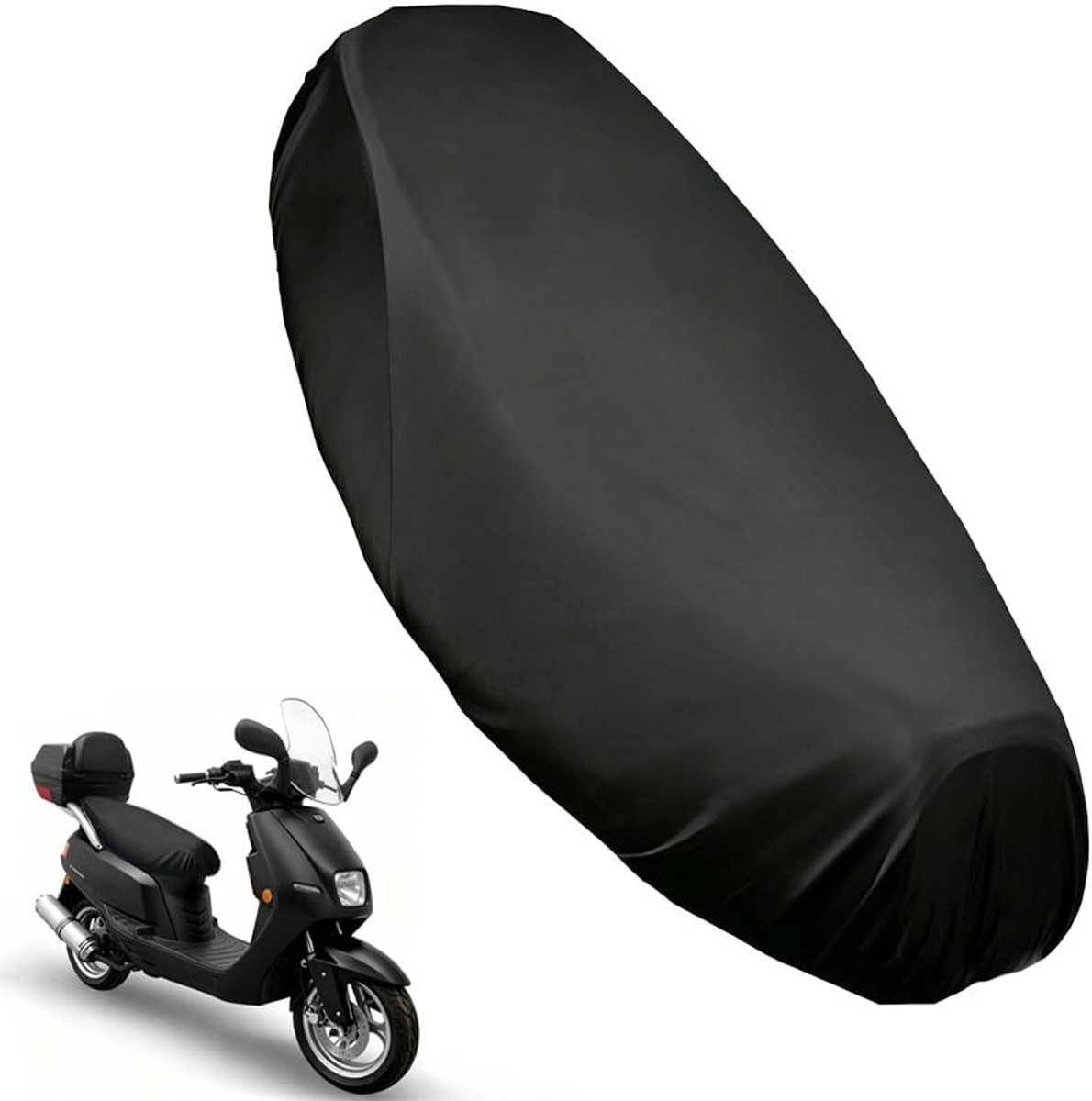 motorfiets zitbankbescherming, scooter zitbank regenbescherming, Oxford doek motorfiets zitbescherming waterdicht, zitafdekking scooter, met antislip oppervlak, universele pasvorm voor
