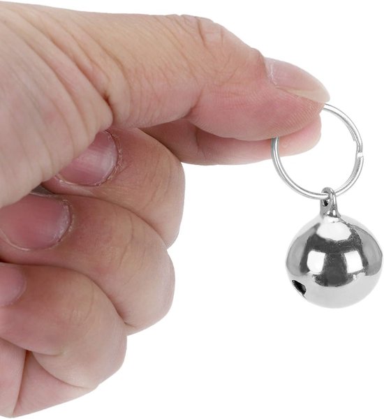 2 stuks Roest Anti-verloren Koperen Bells Extra Luid Paar Kat & Hond Messing Draagbare Bells Kraag Charm Bells voor Besparen Vogels & Wildlife — afbeelding 5