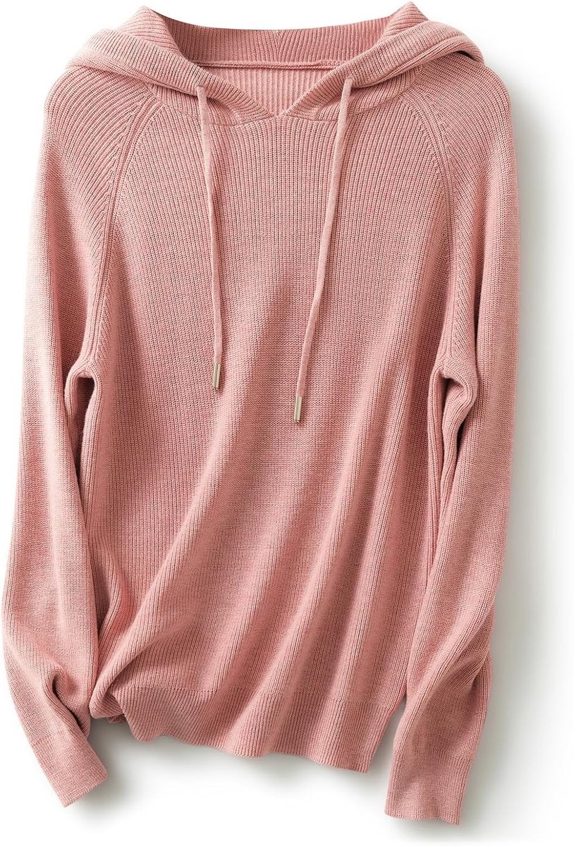 Hoodies 2025 herfst winter casual ronde hals sweatshirt lange mouwen gebreide trui trekkoord