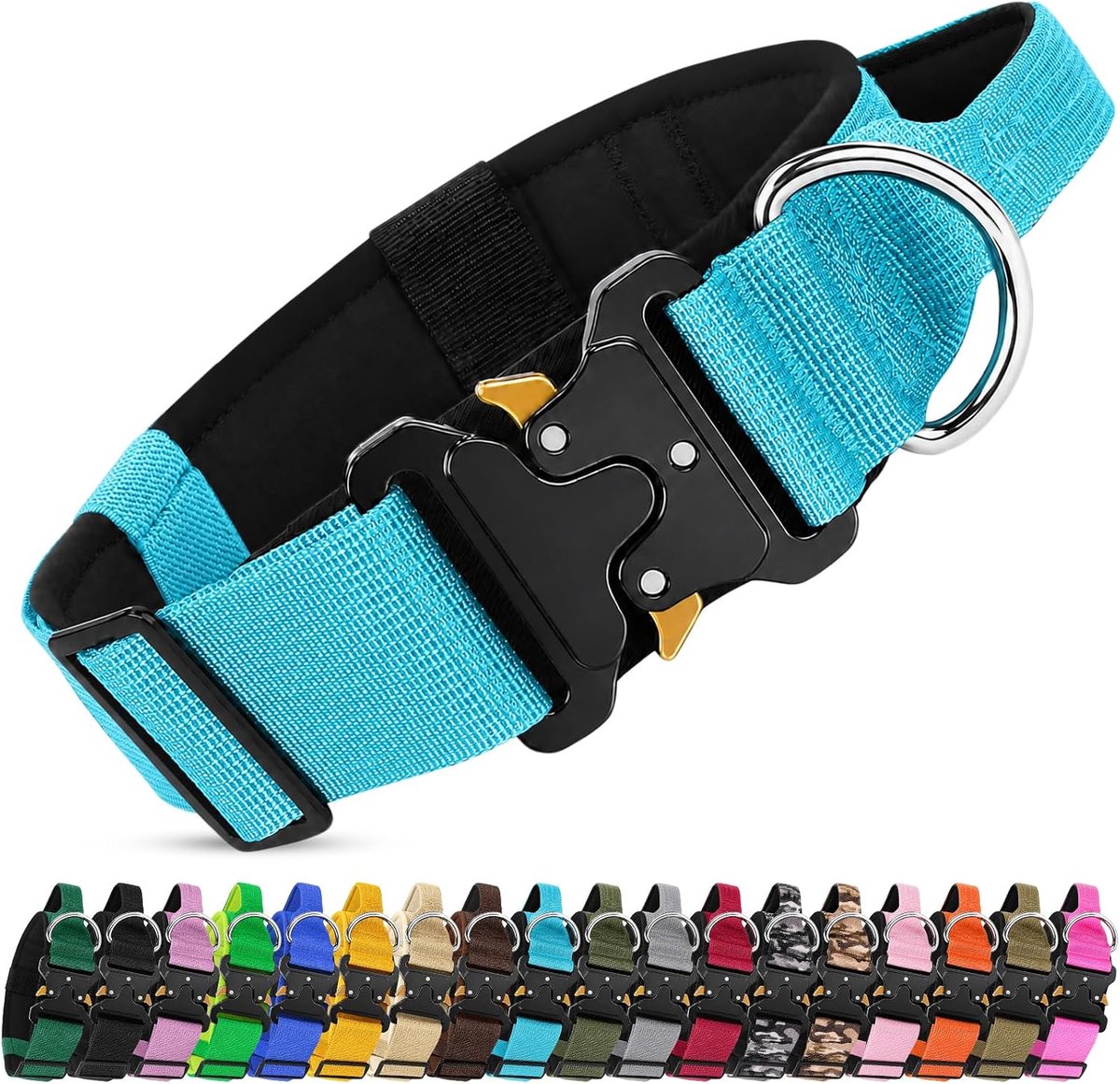 hondenhalsband (blauw, XL)