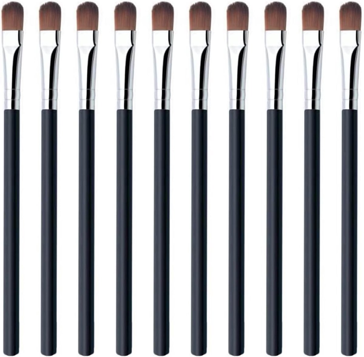 10St Zachte Haren Oogschaduw Borstels, Make-Up Tools Voor Beginners, Geschikt Voor Oog Make-Up, Highlighting, Repareren En Perfecte Make-Up.