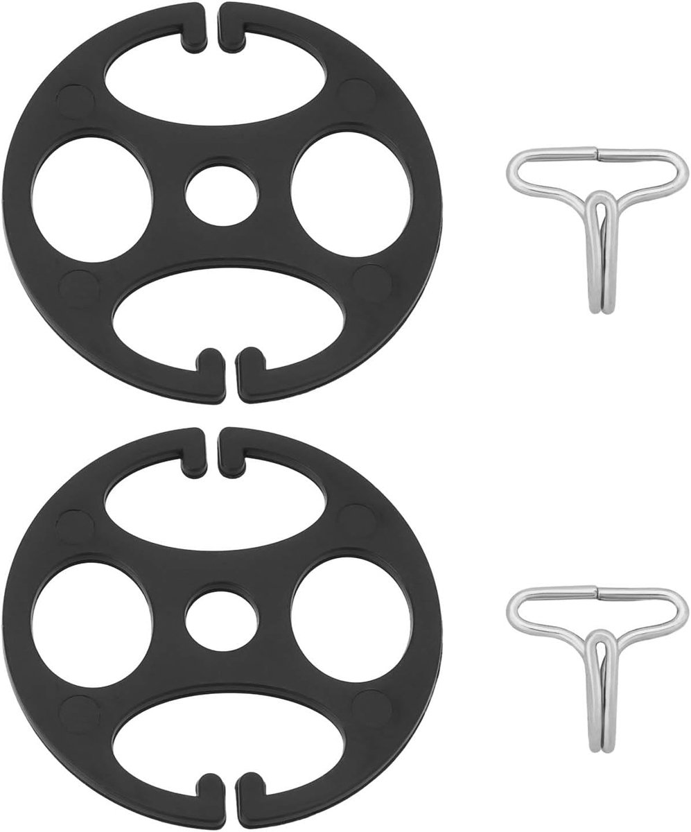 Lord of the Tools 50 Sets Auto Stoelhoes Pruim Plaat Metalen Haken Stoelhoezen Chucks Haken Set Vergrendelingsclip Geschikt voor Autostoel Vervangende Onderdelen Zwart