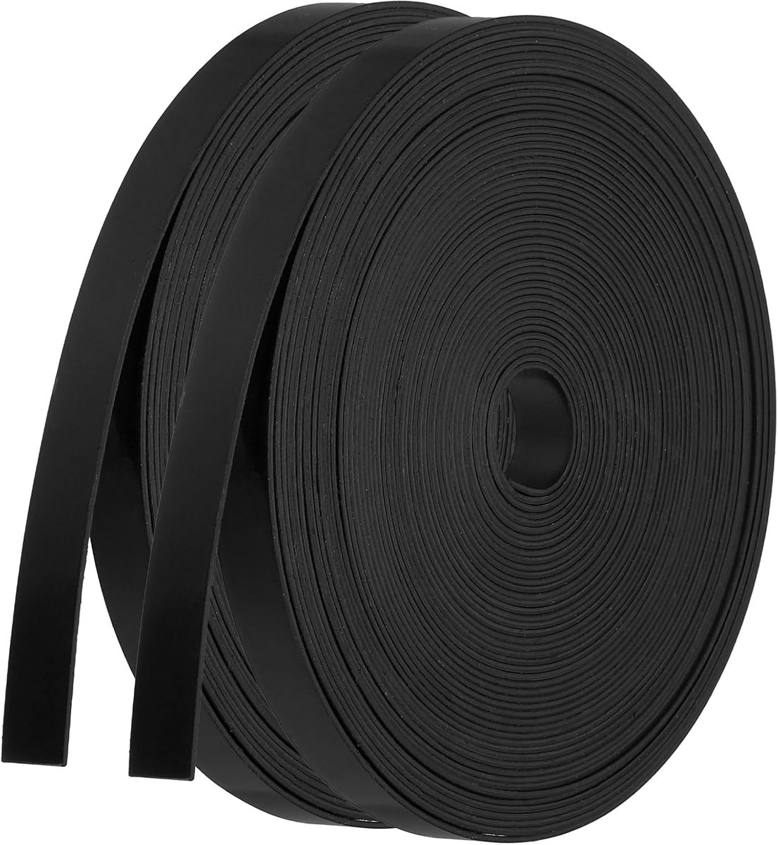 Magnetische strip rol, 2Roll 33,8ft x 0,39 inch koelkast magneten tape flexibel beschrijfbaar droog wissen koelkast magneet sticker label met zelfklevende achterkant vel voor doe-het-zelf
