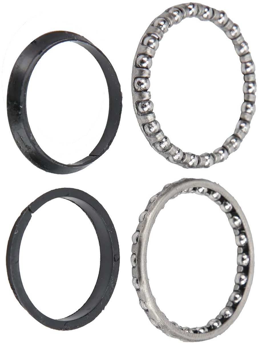37mm/1.5in Stuurkogellager voor Scooter, Elektrische Scooter Vork Bearing Bowl Verticale Staaf met Wasmachine, Roterende Kogelstuurinrichting voor M365/PRO