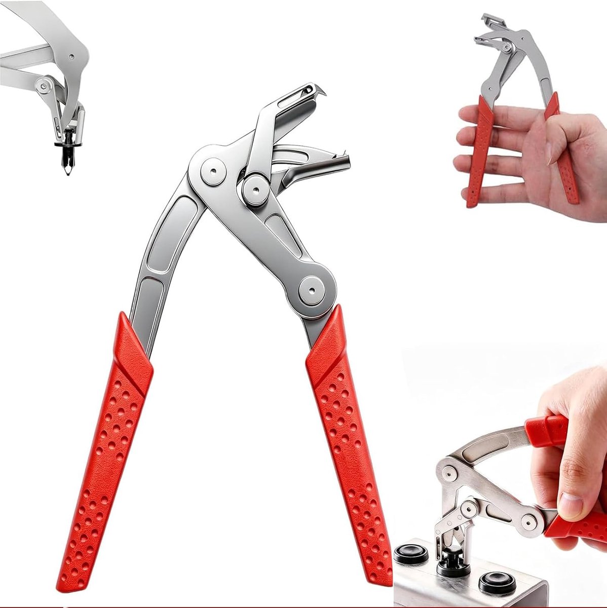 gereedschap voor het verwijderen van auto clips, bevestigingsclip-tang,accessoires voor het demonteren en repareren van voertuigen,cliptang voor spreidnagels,deurpanelen en clipmoeren