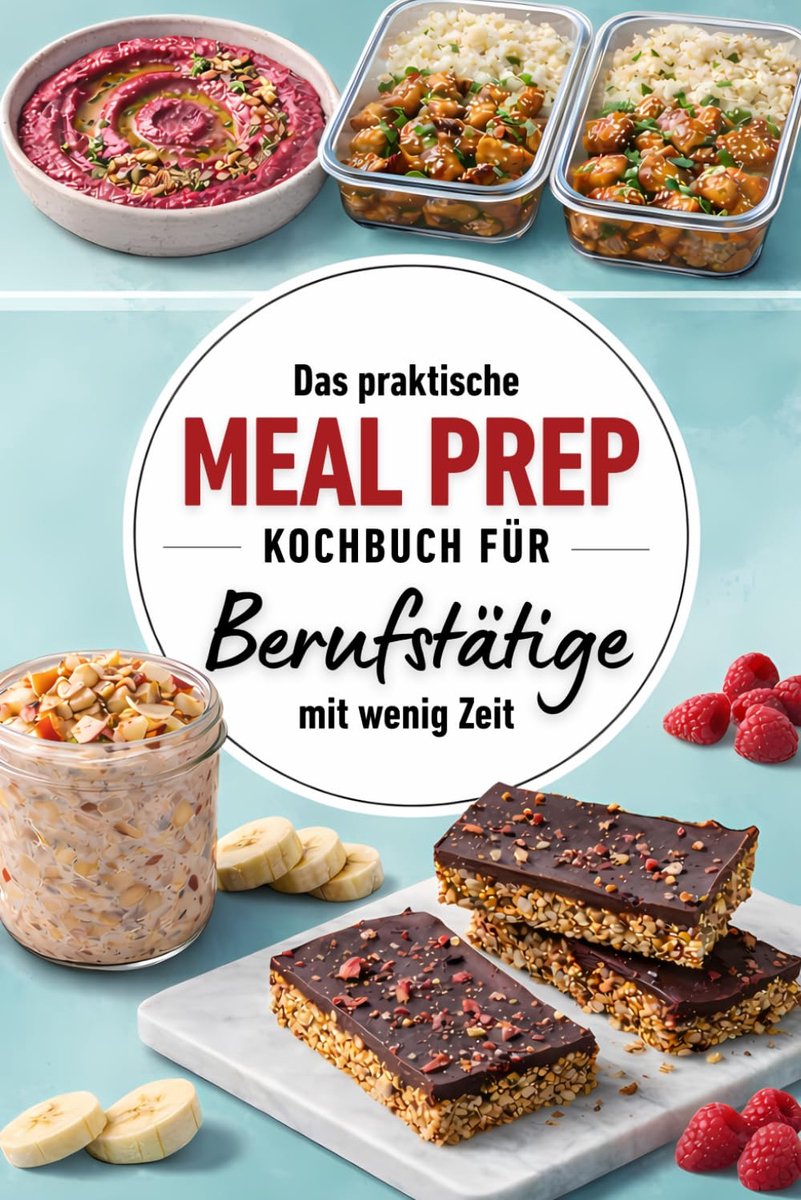 praktische Meal Prep Kochbuch für Berufstätige mit wenig Zeit: Durchdacht planen, gesund essen – Alltagstaugliche Rezepte für eine entspannte Arbeitswoche