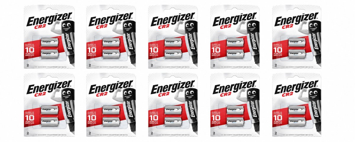 Energizer CR2 Lithium Batterij 3V 20 Stuks