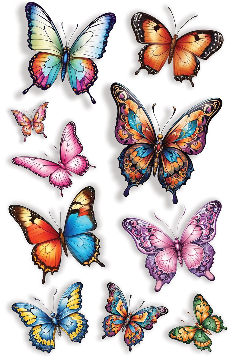Neptattoo's Vlinders