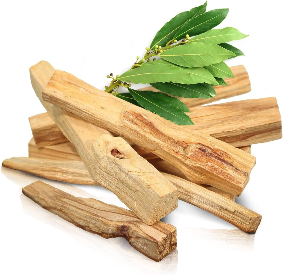SnelShoppen - Natural Palo Santo Incense Sticks - 100 gr. Pure & Duurzaam Hout uit Peru - Heilige Hout voor Brandergeluk, Aromatische Geur, Premium Ve