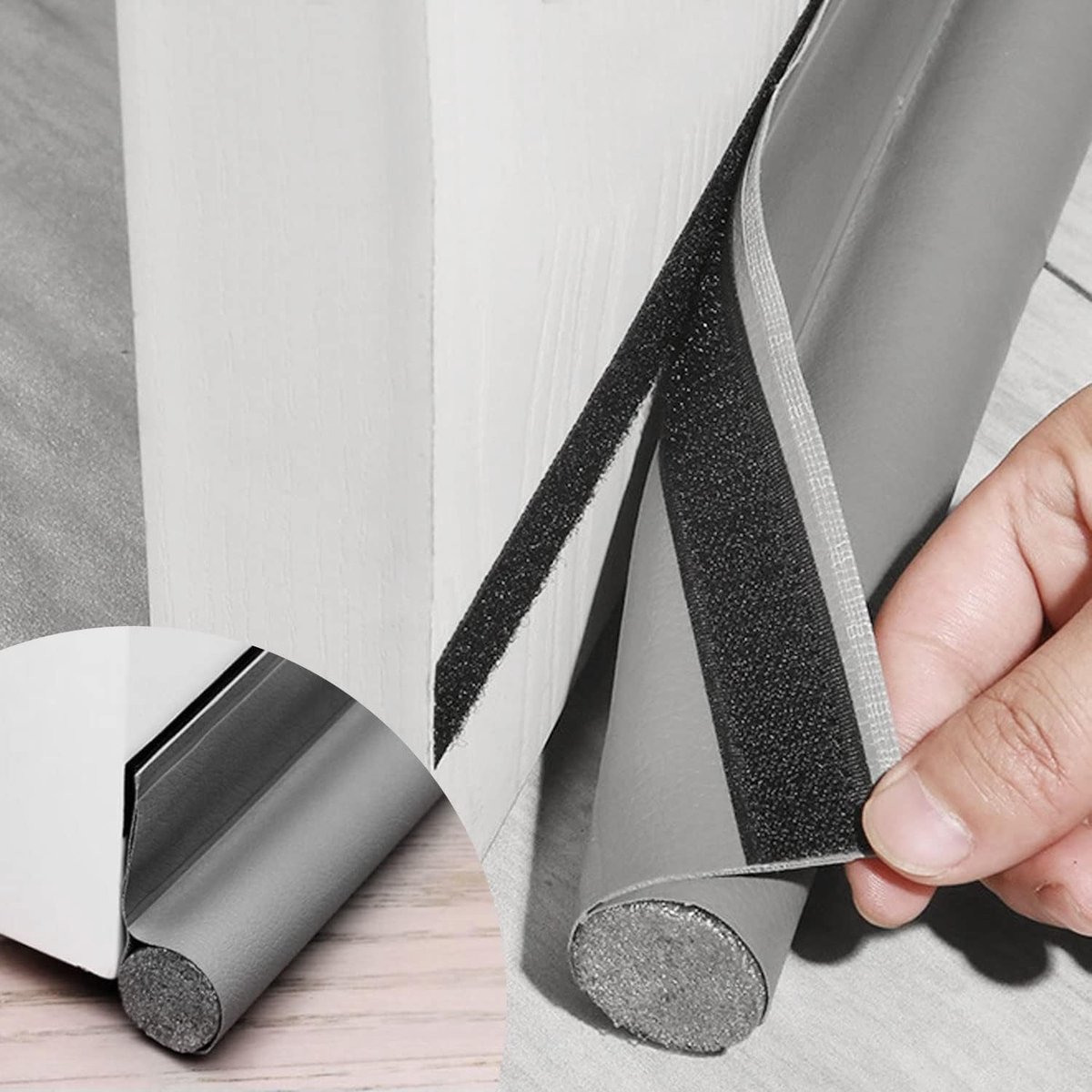 SnelShoppen - 96 cm Isolerende Dichtstrip voor Deur, Effectieve Bescherming Tegen Stof, Insecten, Wind en Geluid, Geschikt voor Slaapkamers, Keukens e