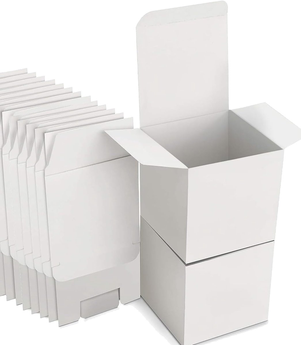 SnelShoppen - Witte Kartonnen Cadeau Dozen, Set van 15, 15 x 15 x 15 cm, Stevig Materiaal voor Bruiloft, Verjaardag en Feestdecoratie