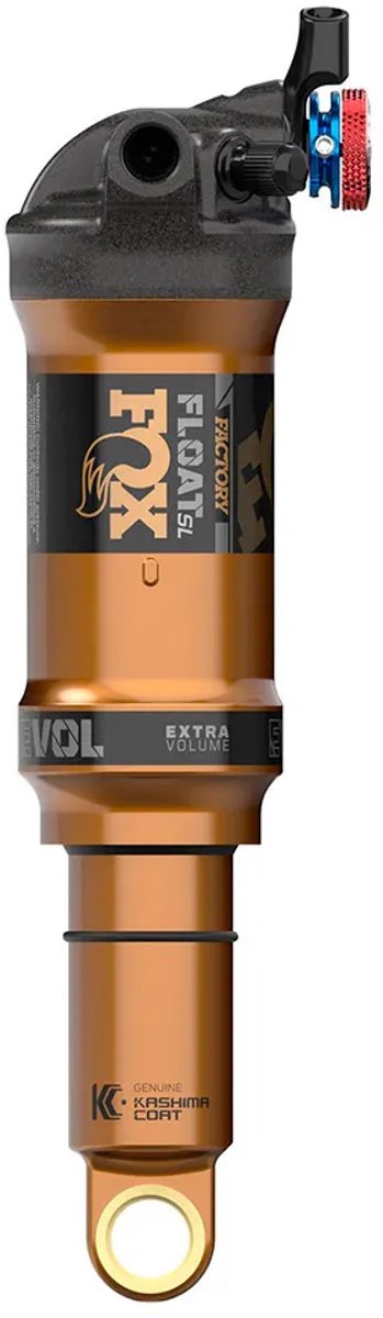 Fox Float Sl Factory Remote Trunnion Evol Lv Ptl 2026 Schokdemper Goud 45 mm / 165 mm