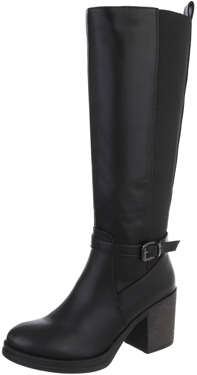 Hoge laars met gespdetail - dames Mt:38