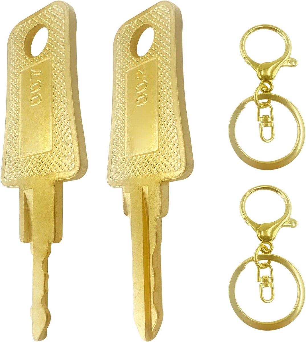SnelShoppen - Universele TSA Sleutelslot voor Baggage - Multifunctioneel Reisslot - Geschikt voor TSA 002/007 - Inclusief 2 Sleutelhangers