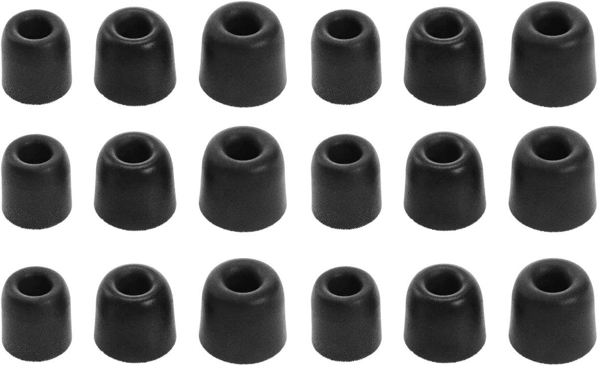 SnelShoppen - 9 Paar Memory Foam In-Ear Oordopjes, Geluidsisolatie, Vervanging voor 4.5 mm Hoofdtelefoons, 3 Maten S/M/L, Comfortabel en Ondersteunt G