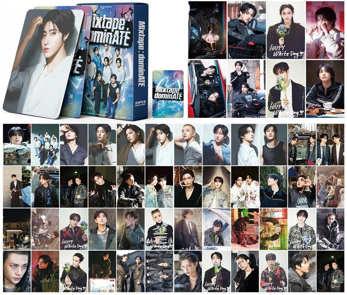 SnelShoppen - Stray Kids Lomo Cards 55 Stuks, K-Pop Foto Kaarten, Hoge Kwaliteit, 5.5 x 8.5 cm, Perfect voor Fans van Kpop, Verzamelobjecten, Geschenk