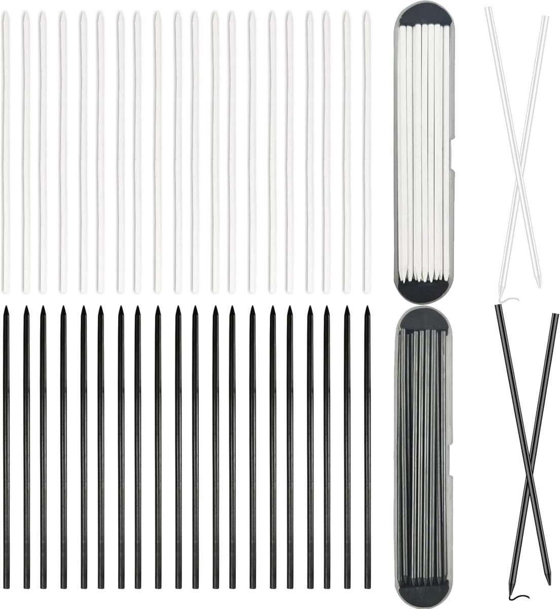 SnelShoppen - 40 Stuks 2.8mm Sterke Houtbewerking Spotlights - Marker Pen, Hoogwaardige Waterproof Kleurpotloden, Perfect voor Tekeningen, DIY, Houtpr