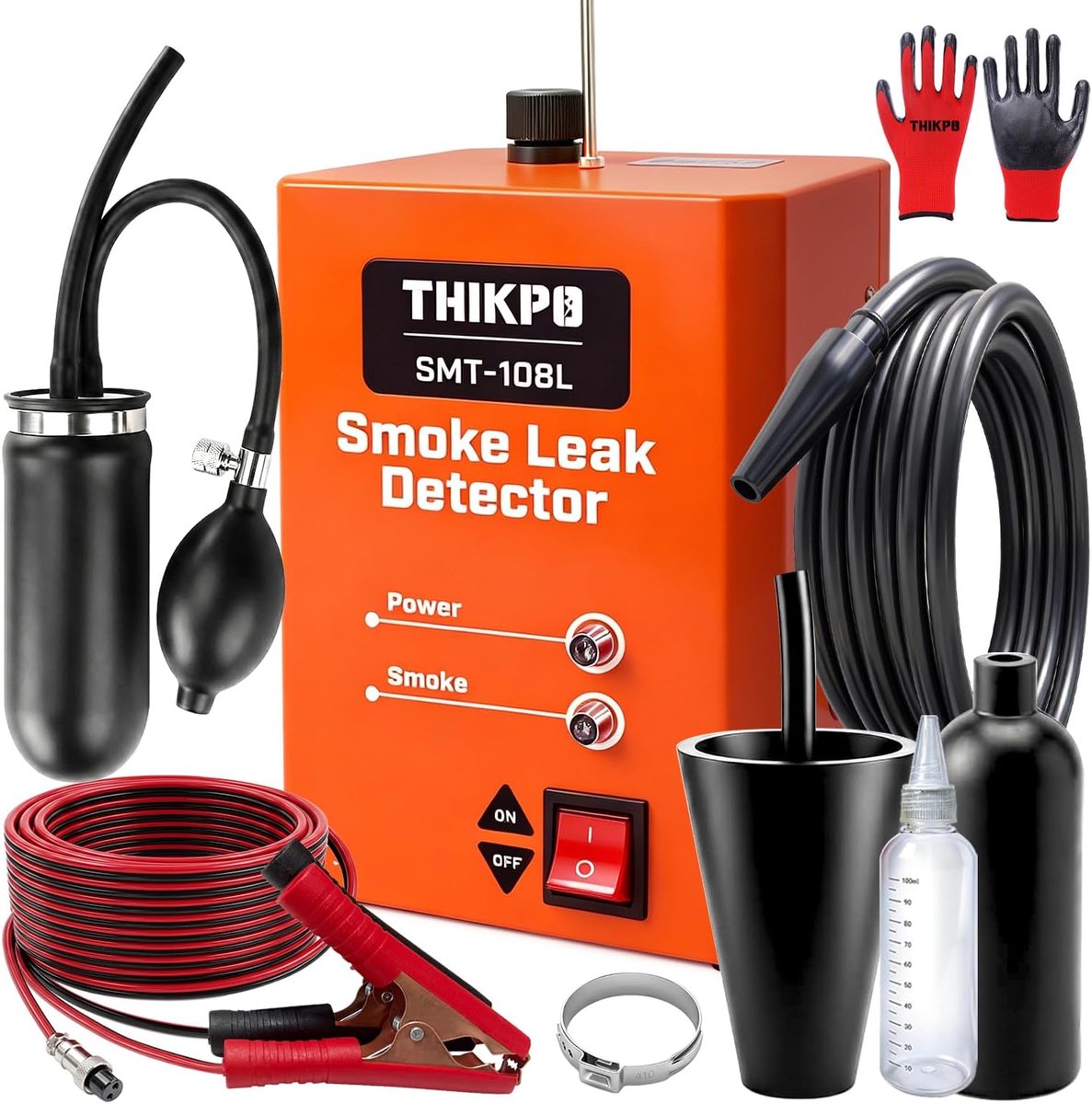 SnelShoppen - EVAP Rookmachine 12V - Lekdetectie voor Motoren, ATV, Boot, Lichte Trucks - Snelle Rookgeneratie in 5 Seconden - Universele Compatibilit