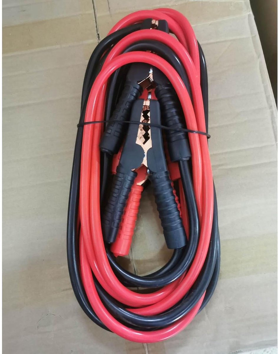 Startkabels - Accukabels - Auto Starten - Verlengde Koperdraad - 3 Meter - Zwart