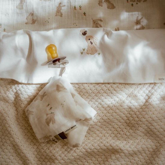 Speendoekje - Wit - Newborn Naturals - Baby Bunny — afbeelding 3