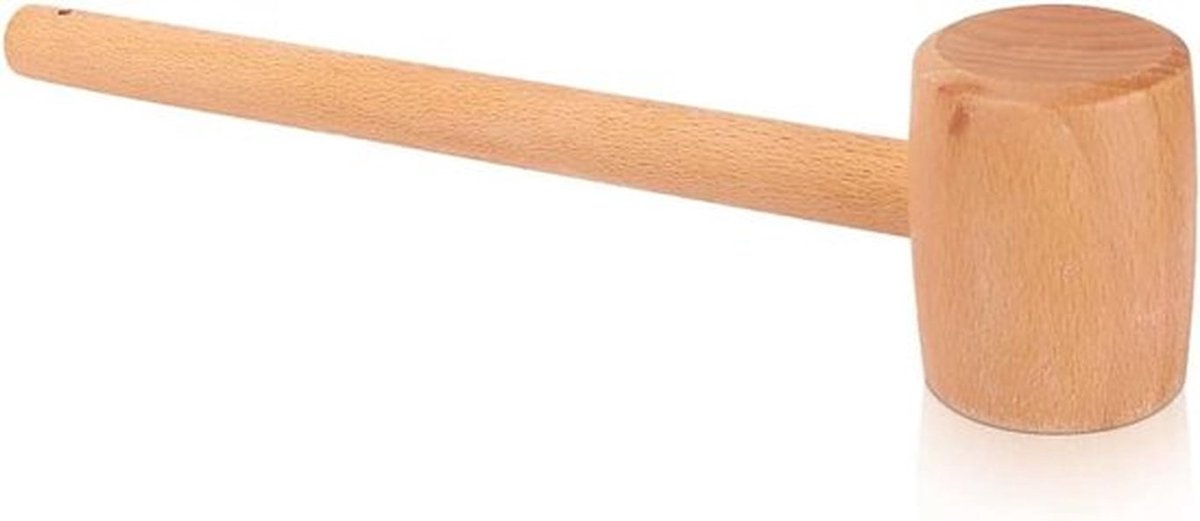 Houten hamer voor houtbewerking en houtsnijwerk - Sterk en duurzaam - Ambachtelijke gereedschap.