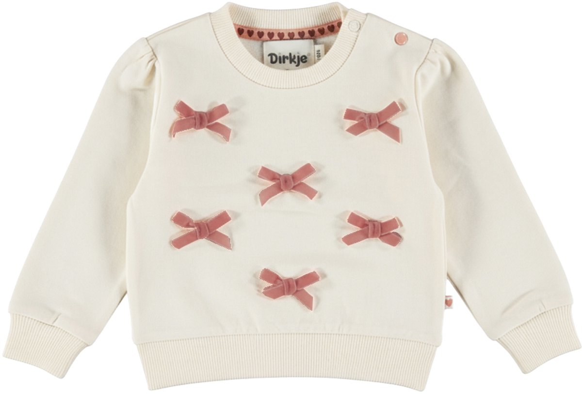 Dirkje Meisjes Trui - Antique white