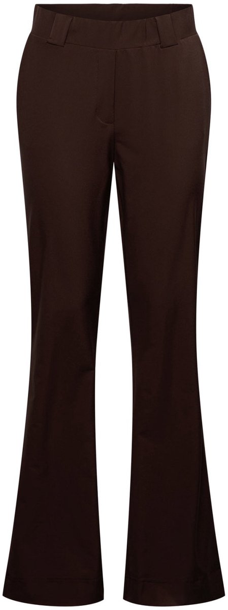 &Co Woman PENELOPE FLARE TRAVEL - Broek - M - Bruin